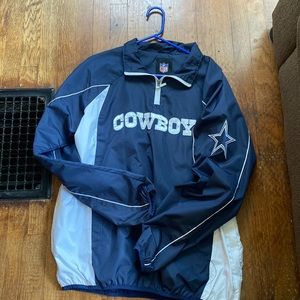 Dallas Cowboys windbreaker jacket size XL
